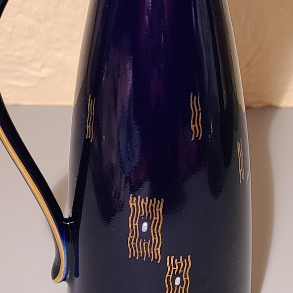 Atomic East Germany Echt Kobalt Bud Vase #1762 - Picture 4 of 7